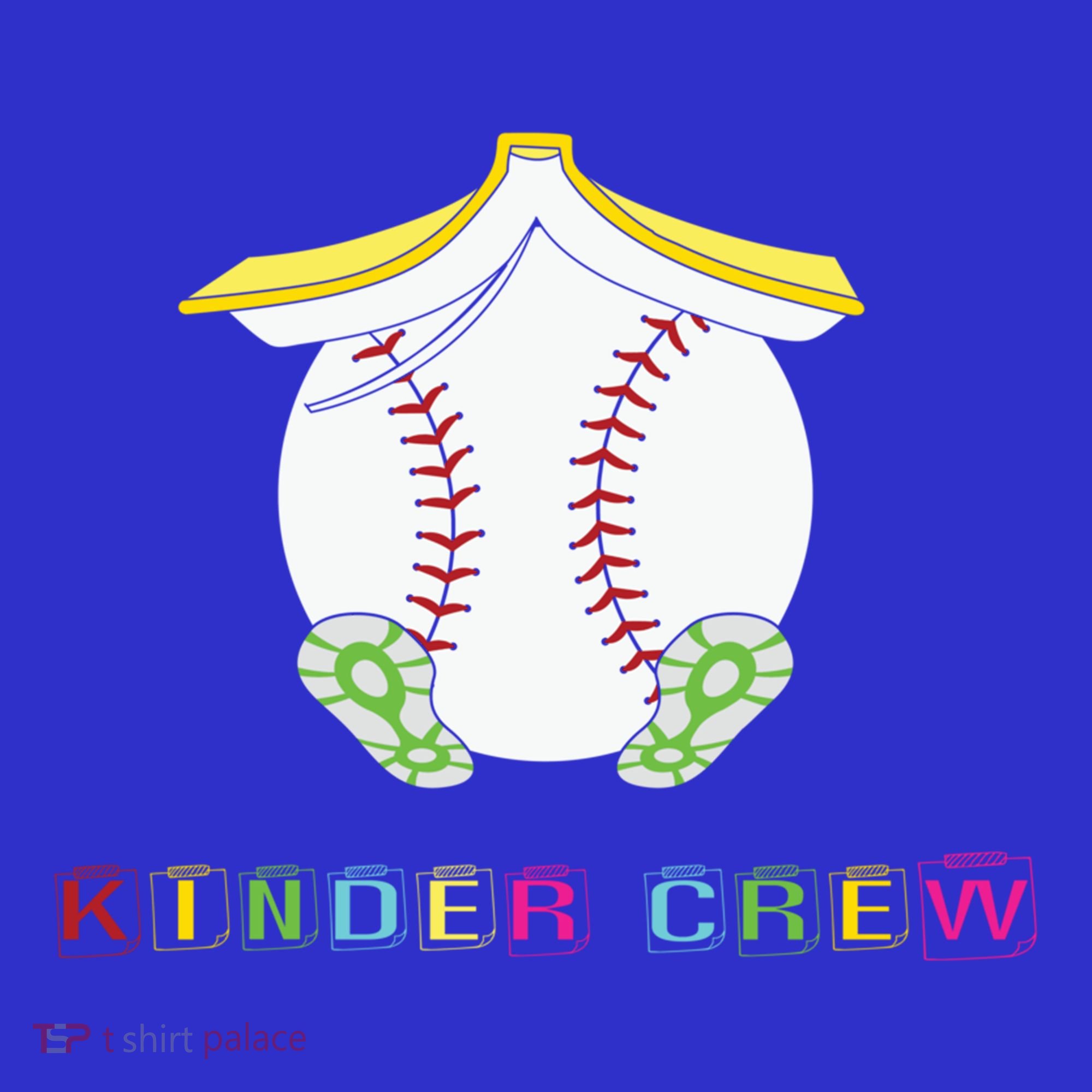 Kindergarten Kinder Crew Baseball First Day Kindergarten Gift Hoodie