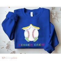 Kindergarten Kinder Crew Baseball First Day Kindergarten Gift Sweatshirt thumb 2