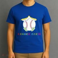 Kindergarten Kinder Crew Baseball First Day Kindergarten Gift T-Shirt thumb 3