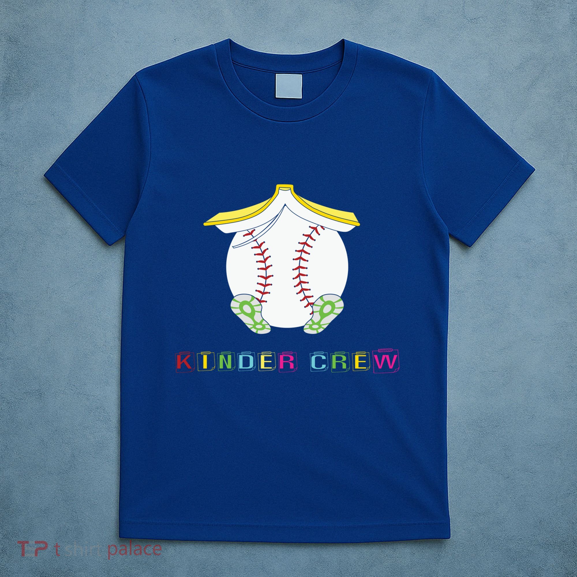 Kindergarten Kinder Crew Baseball First Day Kindergarten Gift T-Shirt