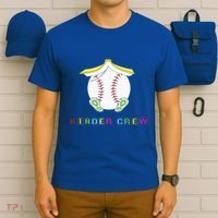 Kindergarten Kinder Crew Baseball First Day Kindergarten Gift T-Shirt thumb 6
