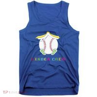 Kindergarten Kinder Crew Baseball First Day Kindergarten Gift Tank Top thumb 0