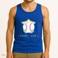 Kindergarten Kinder Crew Baseball First Day Kindergarten Gift Tank Top thumb 3