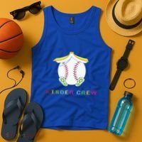 Kindergarten Kinder Crew Baseball First Day Kindergarten Gift Tank Top thumb 4