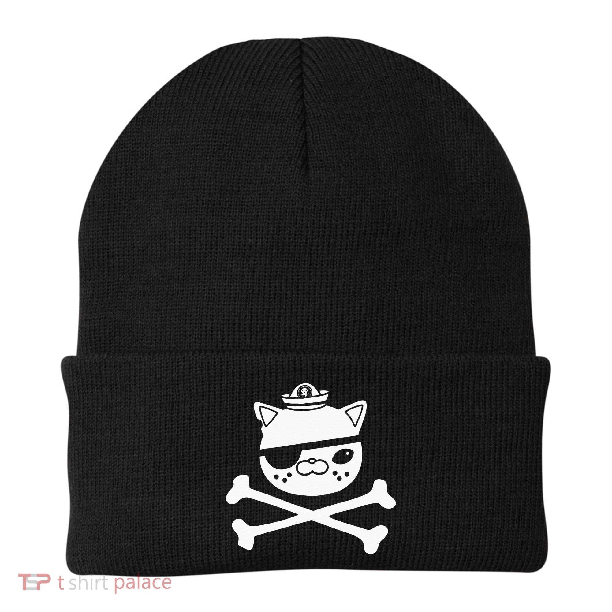 Kids Kwazii Cute Funny Pirate Cat Kids Beanie