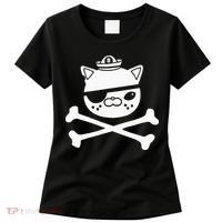 Kids Kwazii Cute Funny Pirate Cat Kids Women's T-Shirt thumb 0