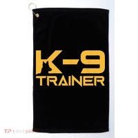 K9 K9 Dog Handler Trainer Police Security Halloween Golf Towel thumb 0