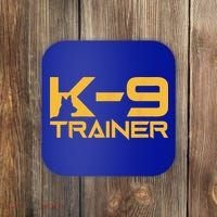 K9 K9 Dog Handler Trainer Police Security Halloween Coaster thumb 0