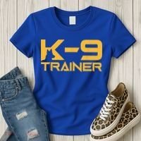 K9 K9 Dog Handler Trainer Police Security Halloween Women's T-Shirt thumb 3