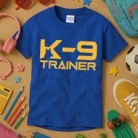 K9 K9 Dog Handler Trainer Police Security Halloween Kids T-Shirt thumb 3