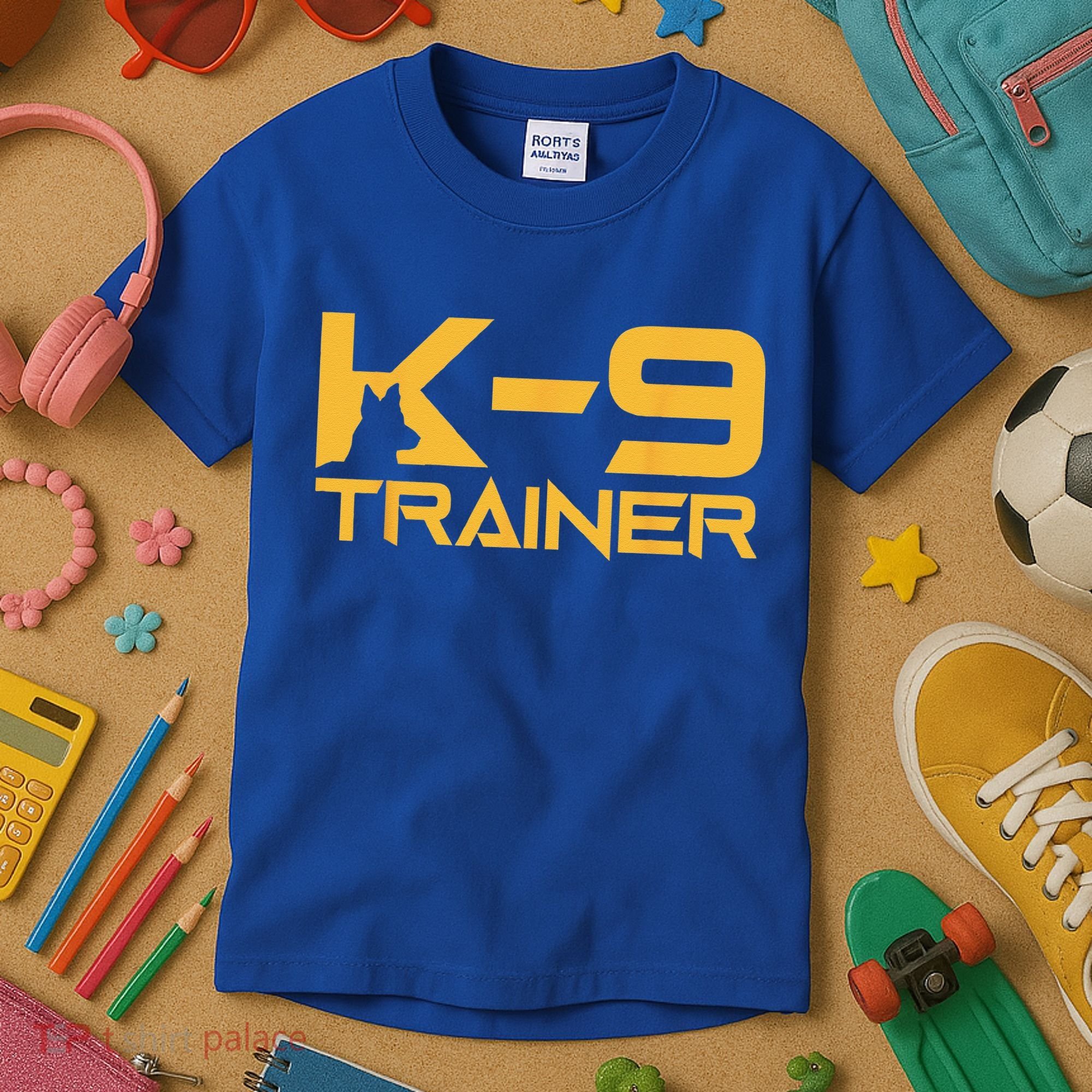 K9 K9 Dog Handler Trainer Police Security Halloween Kids T-Shirt