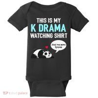 KDrama Korean Drama Lover This Is My K Drama Watching Baby Bodysuit thumb 0