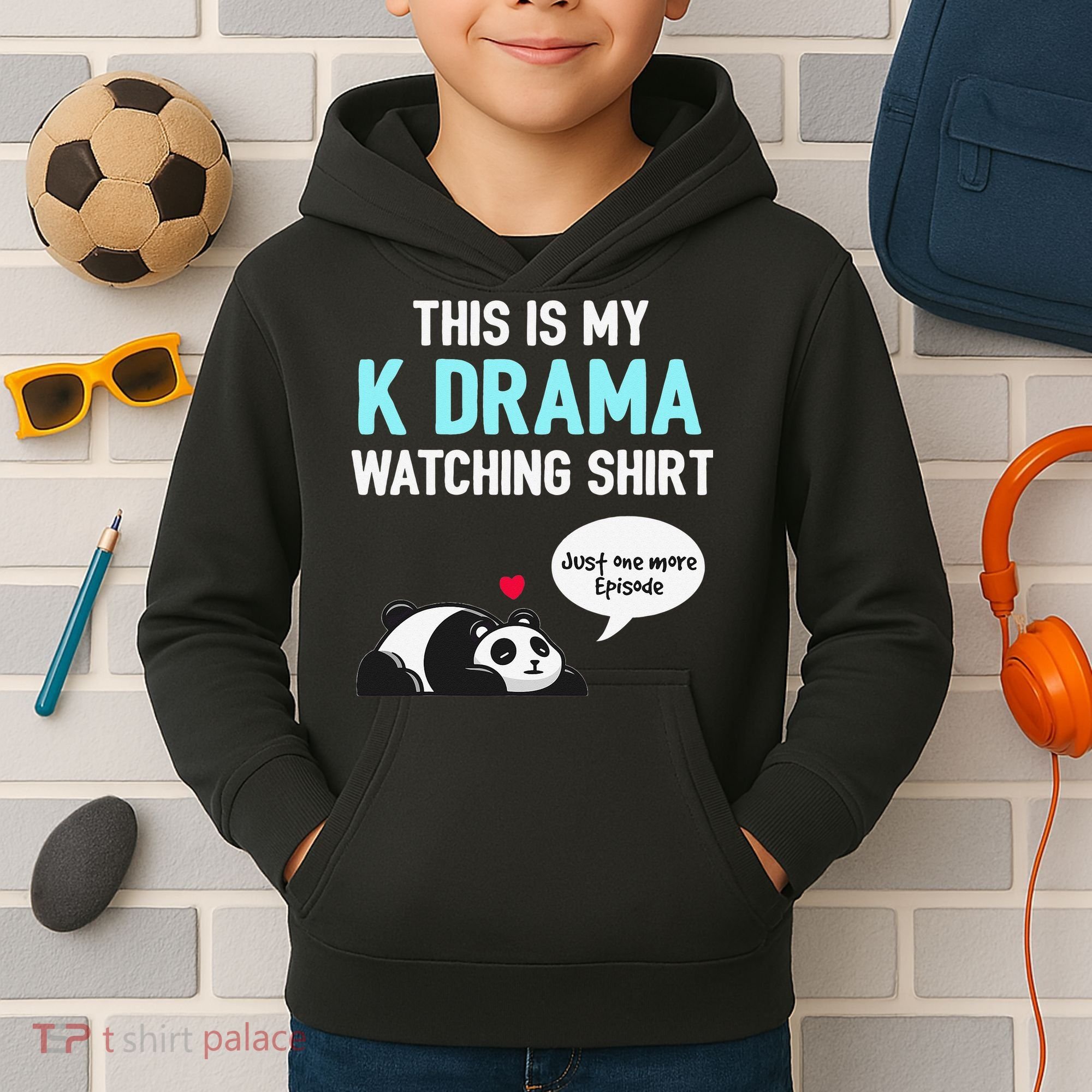 KDrama Korean Drama Lover This Is My K Drama Watching Kids Hoodie
