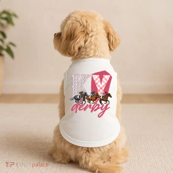 Kentucky KY Derby Doggie Tank