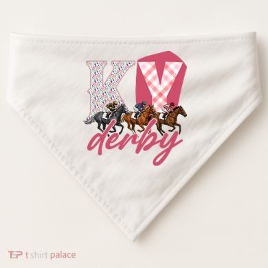 Kentucky KY Derby USA-Made Doggie Bandana