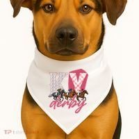 Kentucky KY Derby USA-Made Doggie Bandana thumb 1