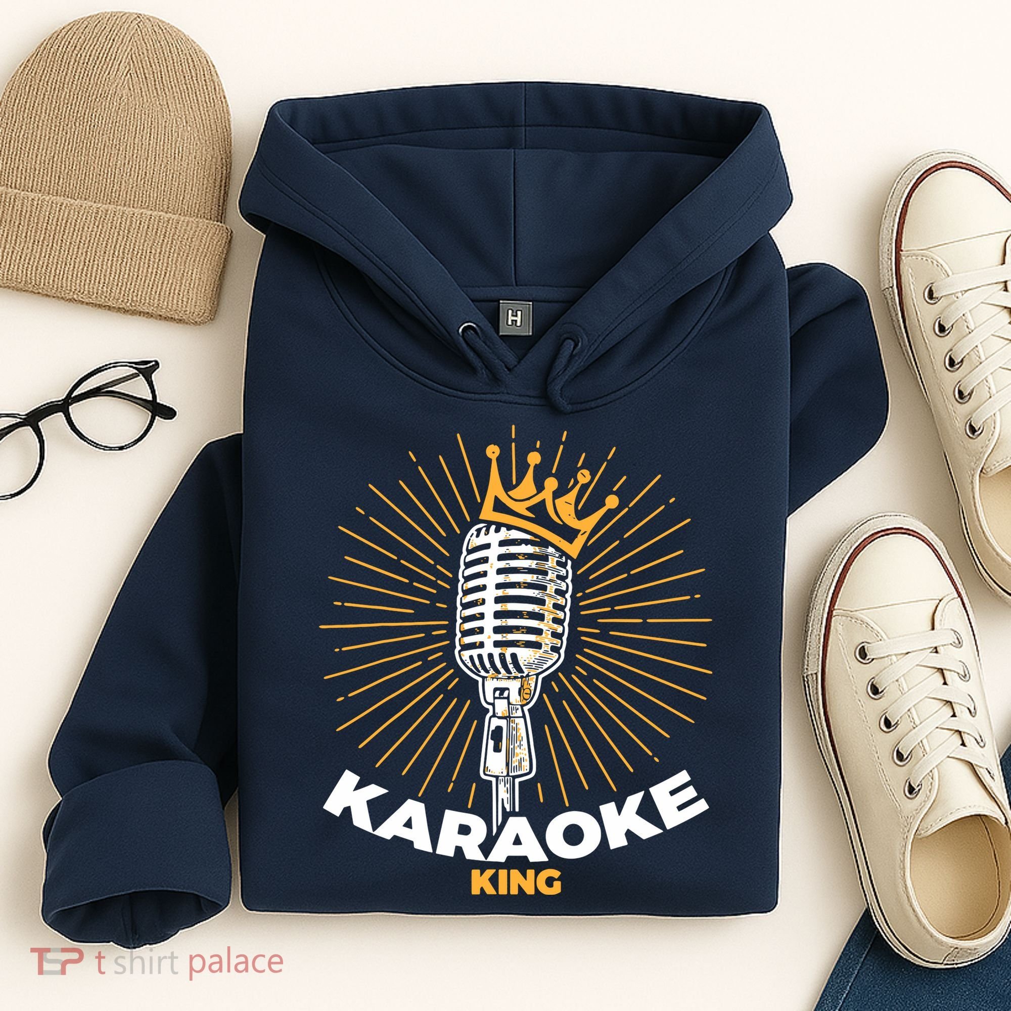 Karaoke King For Singers And Music Makers Karaoke Hoodie