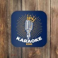 Karaoke King For Singers And Music Makers Karaoke Coaster thumb 0
