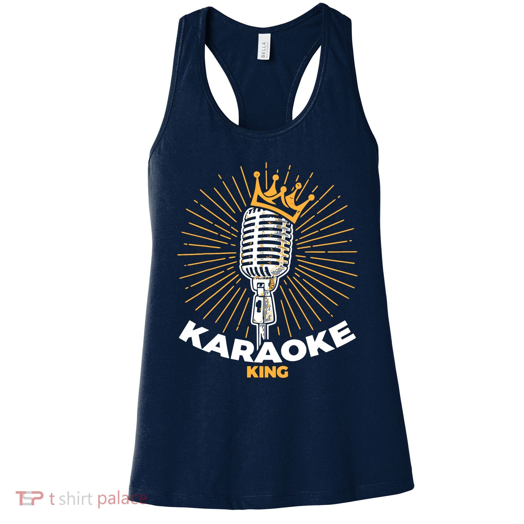 Karaoke King For Singers And Music Makers Karaoke Women's Tank Top