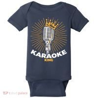 Karaoke King For Singers And Music Makers Karaoke Baby Bodysuit thumb 0