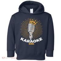 Karaoke King For Singers And Music Makers Karaoke Toddler Hoodie thumb 0
