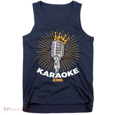 Karaoke King For Singers And Music Makers Karaoke Tank Top
