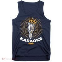 Karaoke King For Singers And Music Makers Karaoke Tank Top thumb 0