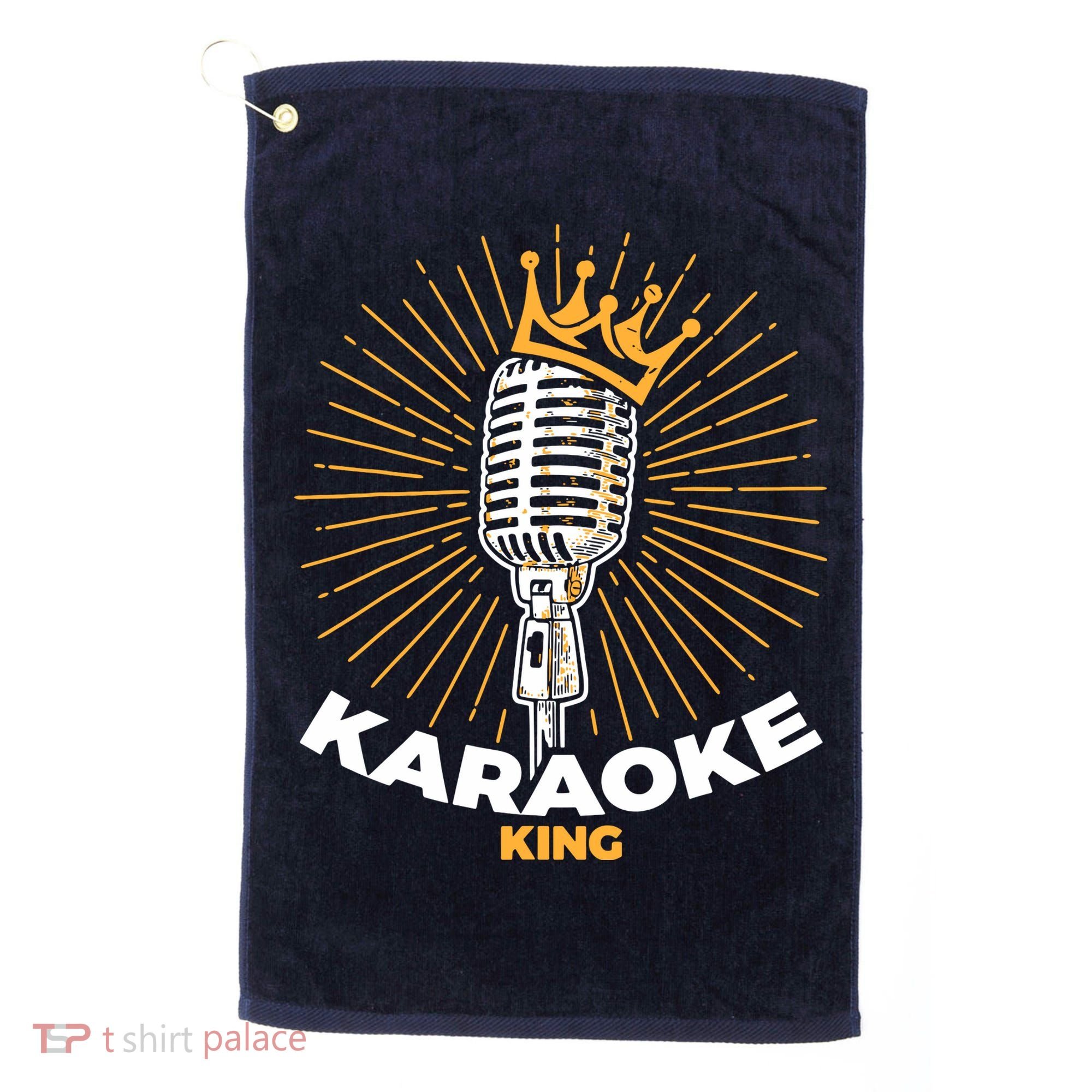 Karaoke King For Singers And Music Makers Karaoke Golf Towel