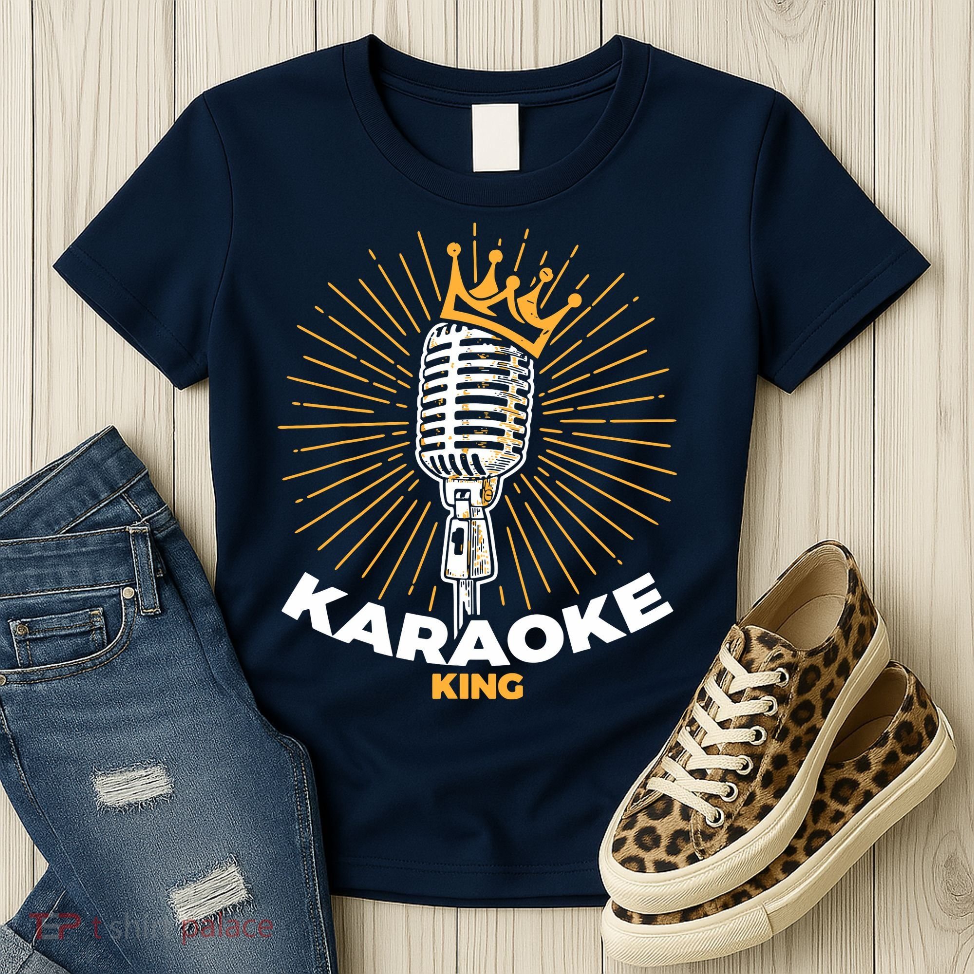 Karaoke King For Singers And Music Makers Karaoke Women's T-Shirt