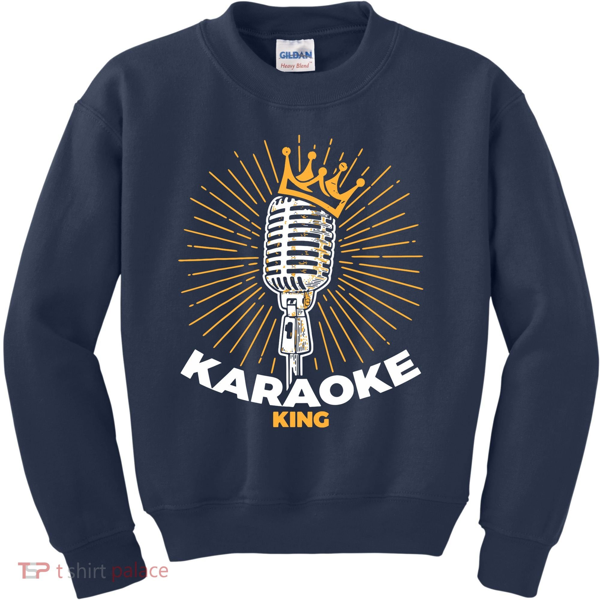 Karaoke King For Singers And Music Makers Karaoke Kids Sweatshirt