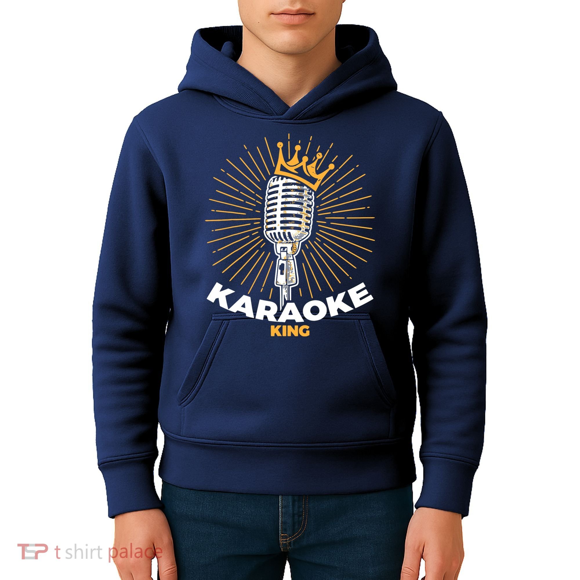 Karaoke King For Singers And Music Makers Karaoke Kids Hoodie