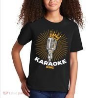 Karaoke King For Singers And Music Makers Karaoke Kids T-Shirt thumb 2