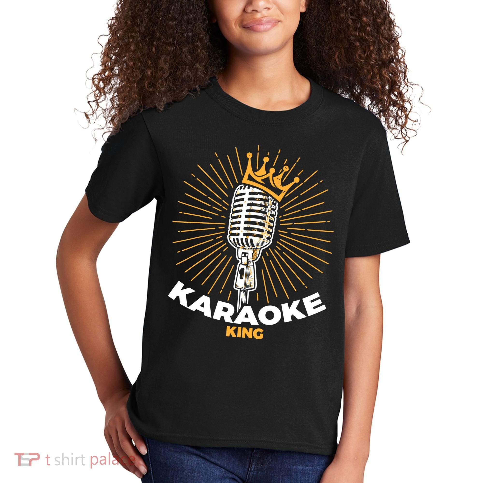 Karaoke King For Singers And Music Makers Karaoke Kids T-Shirt