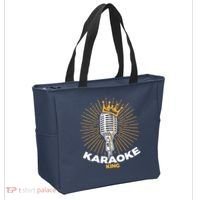 Karaoke King For Singers And Music Makers Karaoke Tote Bag thumb 2
