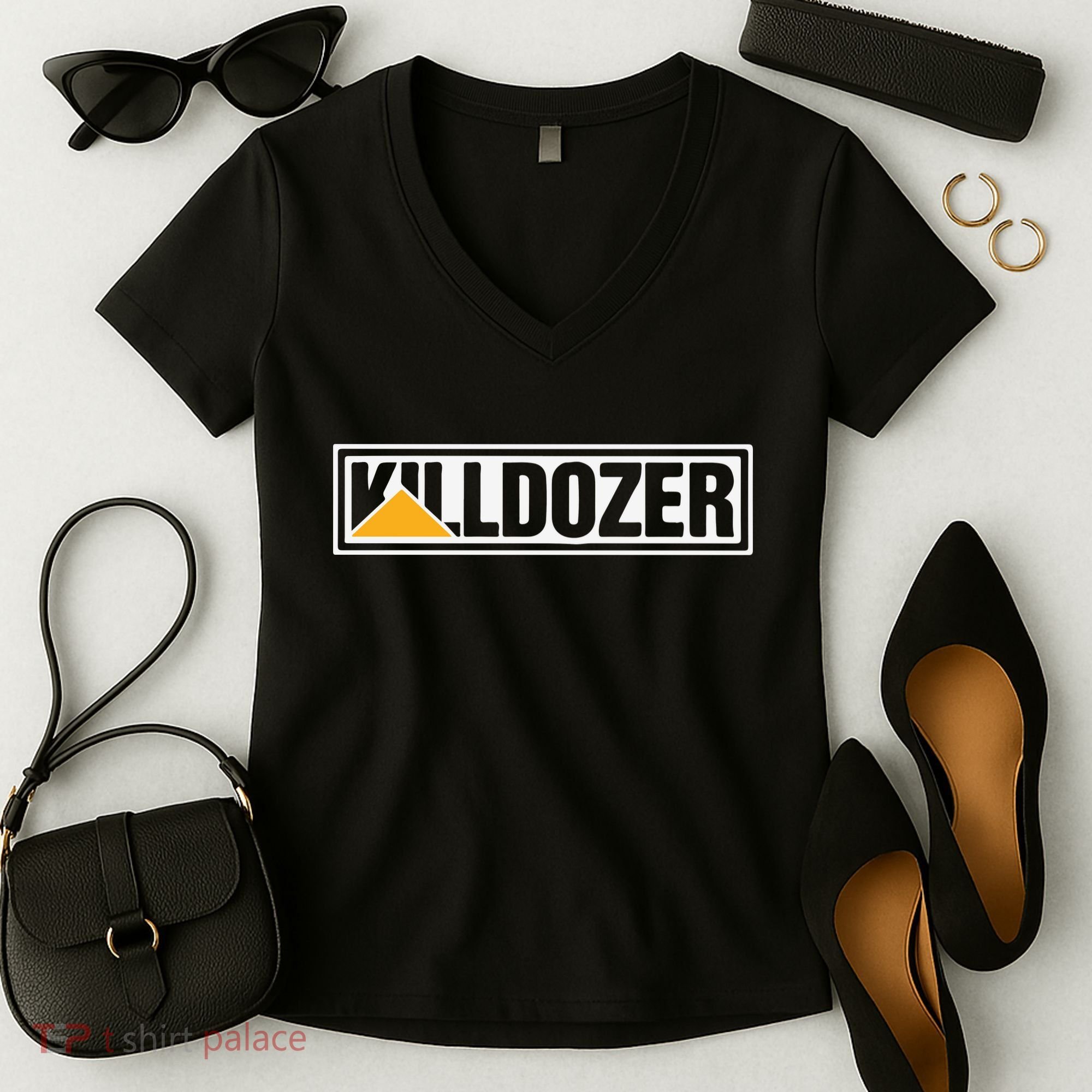 Killdozer Women's V-Neck T-Shirt