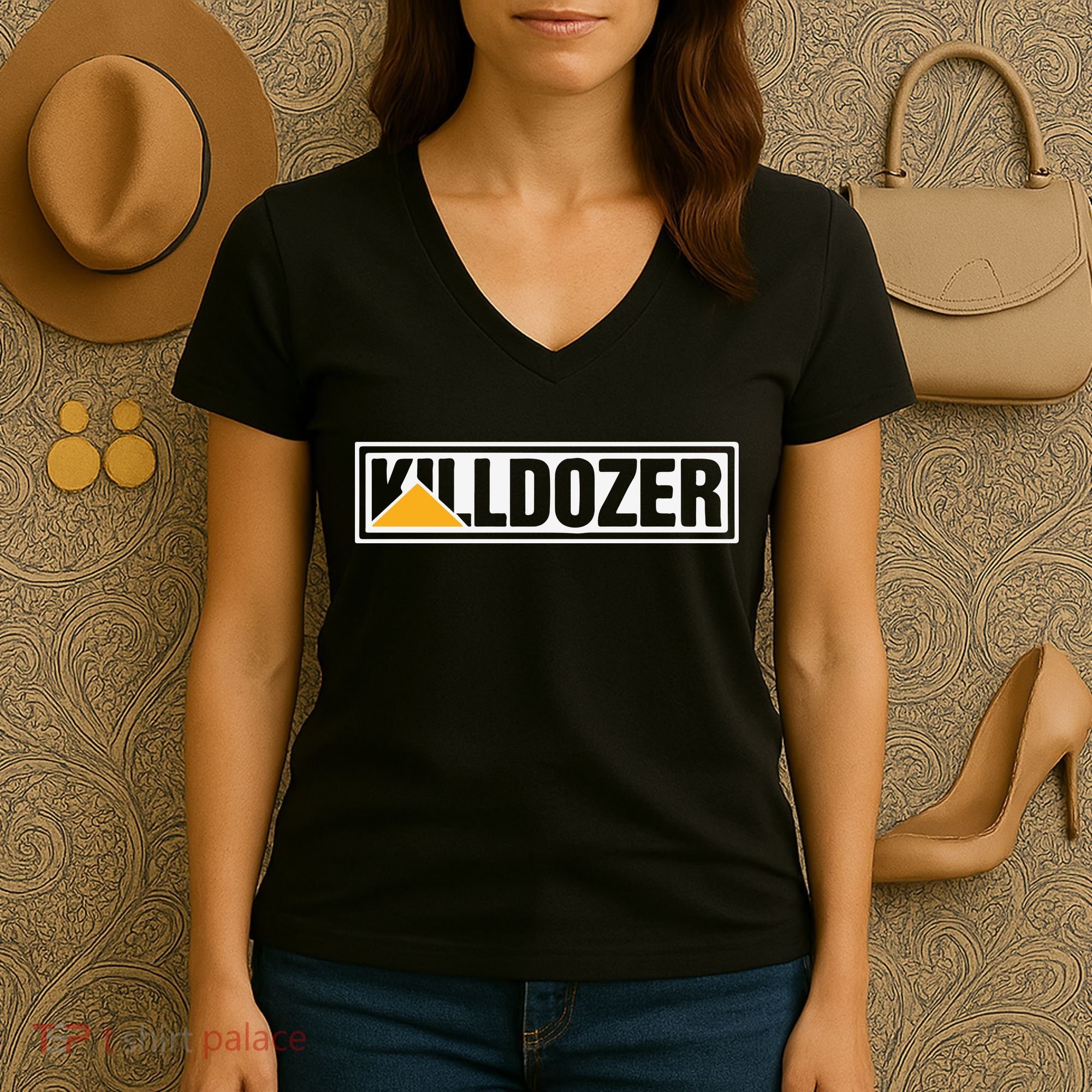 Killdozer Women's V-Neck T-Shirt
