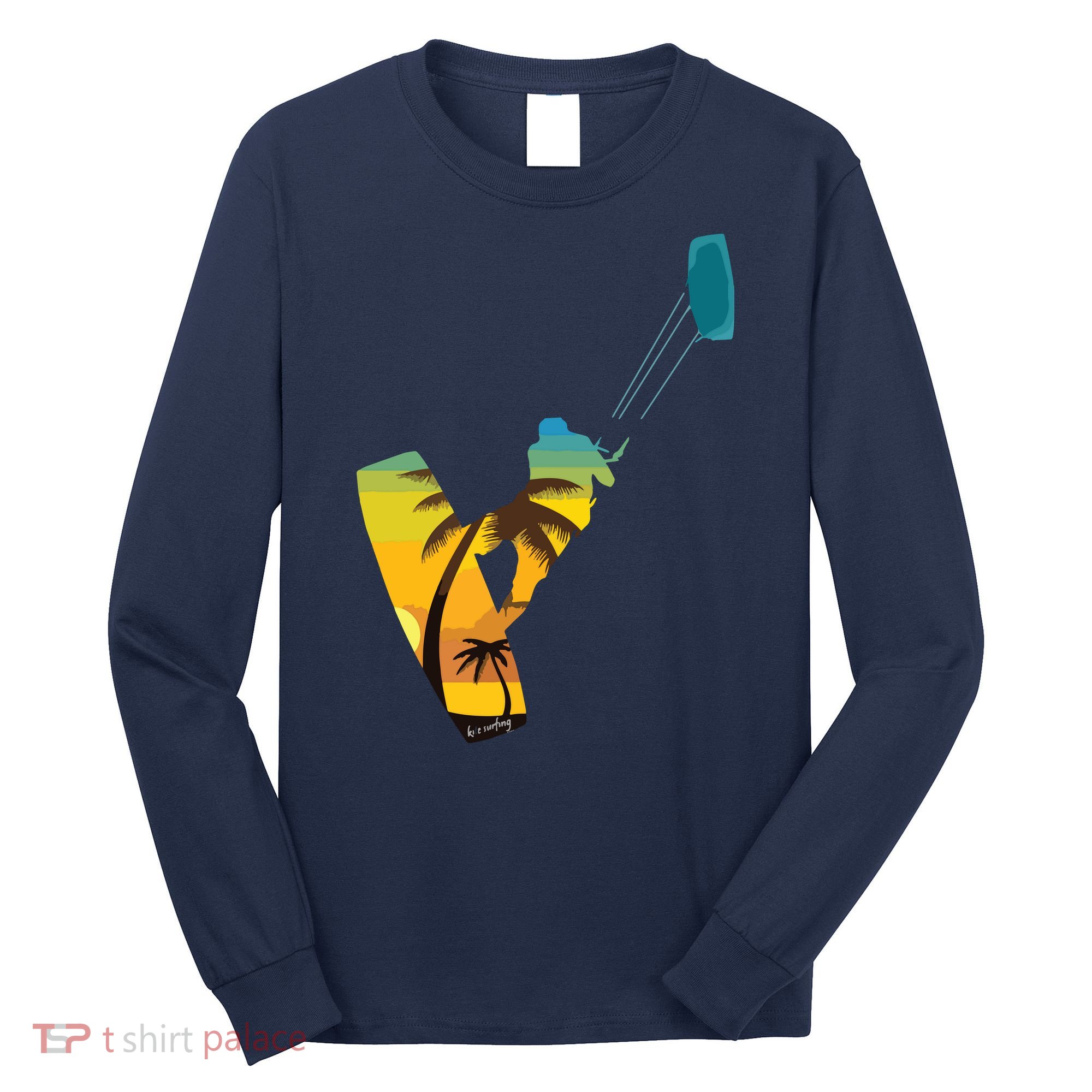 KITE Kiteboarding Kitesurfing Surf For Kitsurfer Surfer Long Sleeve Shirt