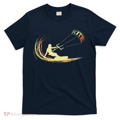 Kite Kiteboarding Kitesurfing Surf Vintage Retro Holiday T-Shirt