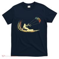 Kite Kiteboarding Kitesurfing Surf Vintage Retro Holiday T-Shirt thumb 0
