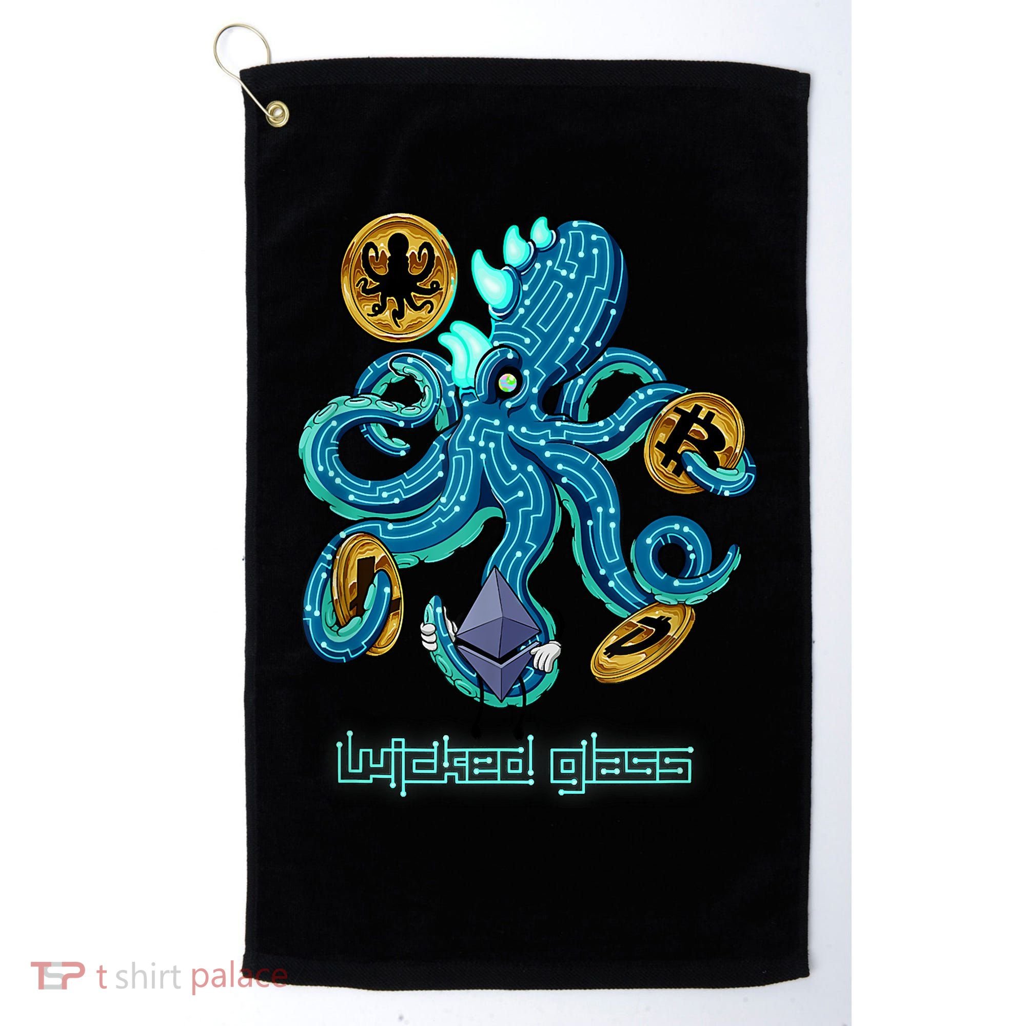 Krypto Kraken Golf Towel