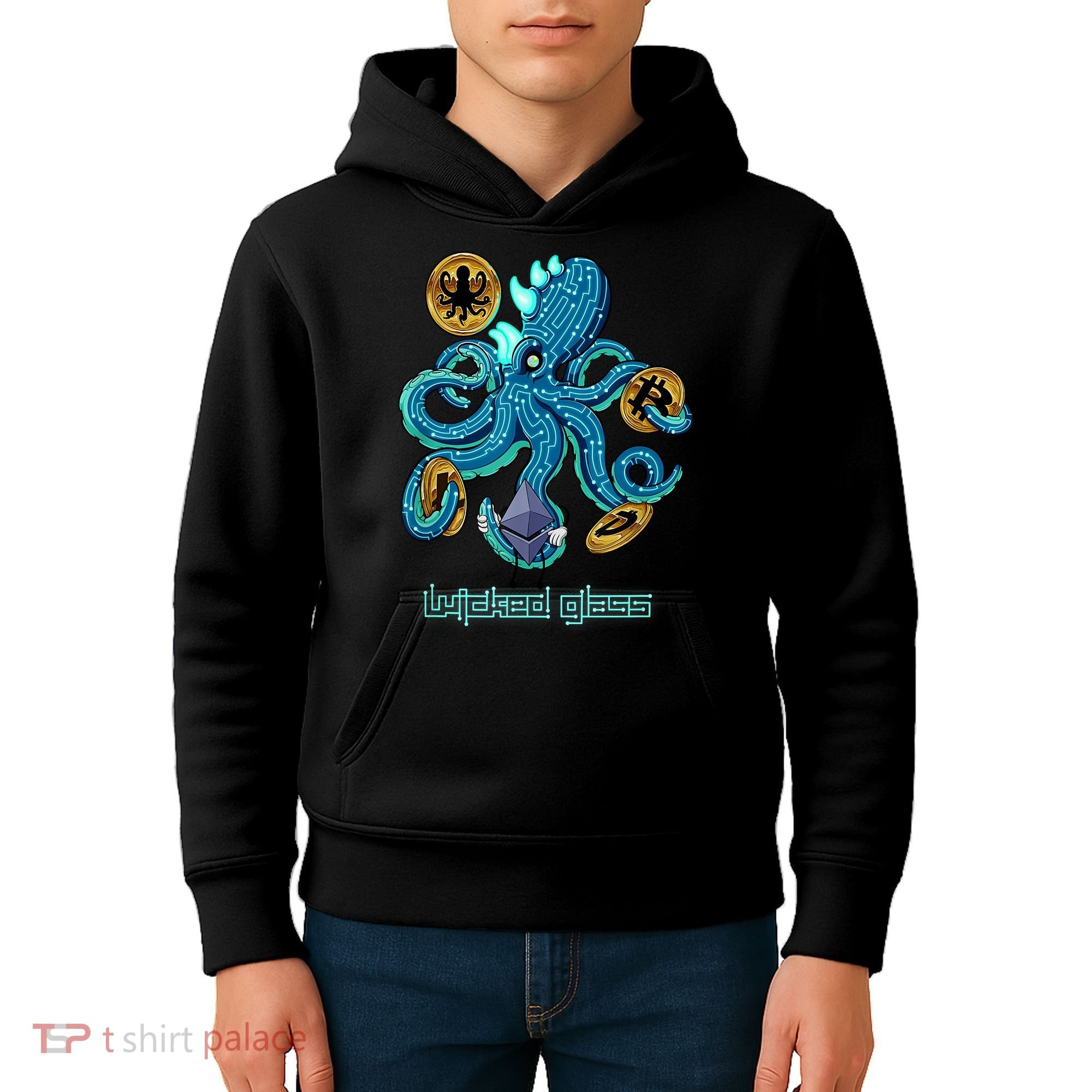 Krypto Kraken Kids Hoodie