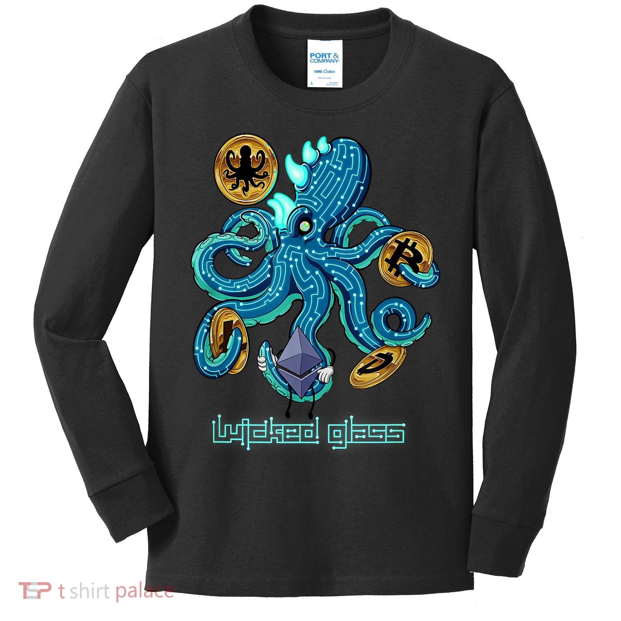 Krypto Kraken Kids Long Sleeve Shirt
