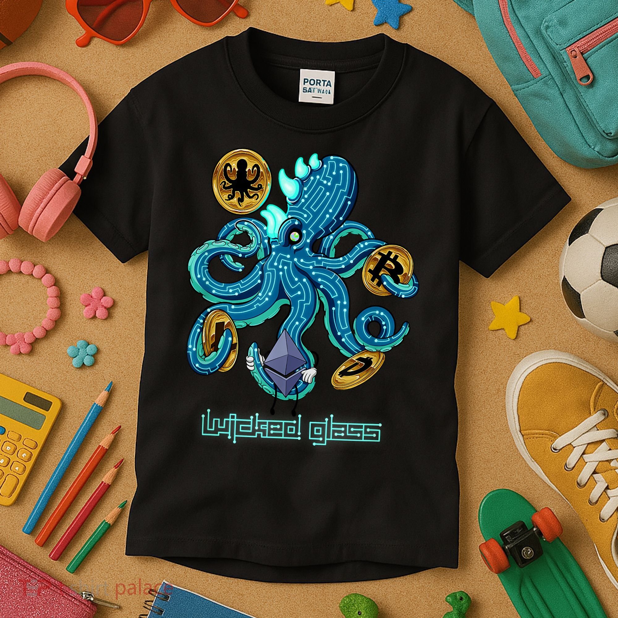 Krypto Kraken Kids T-Shirt