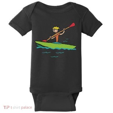 Kayaking Kayak Baby Bodysuit