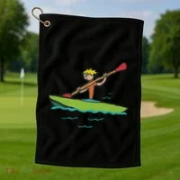 Kayaking Kayak Golf Towel thumb 1