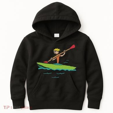 Kayaking Kayak Kids Hoodie
