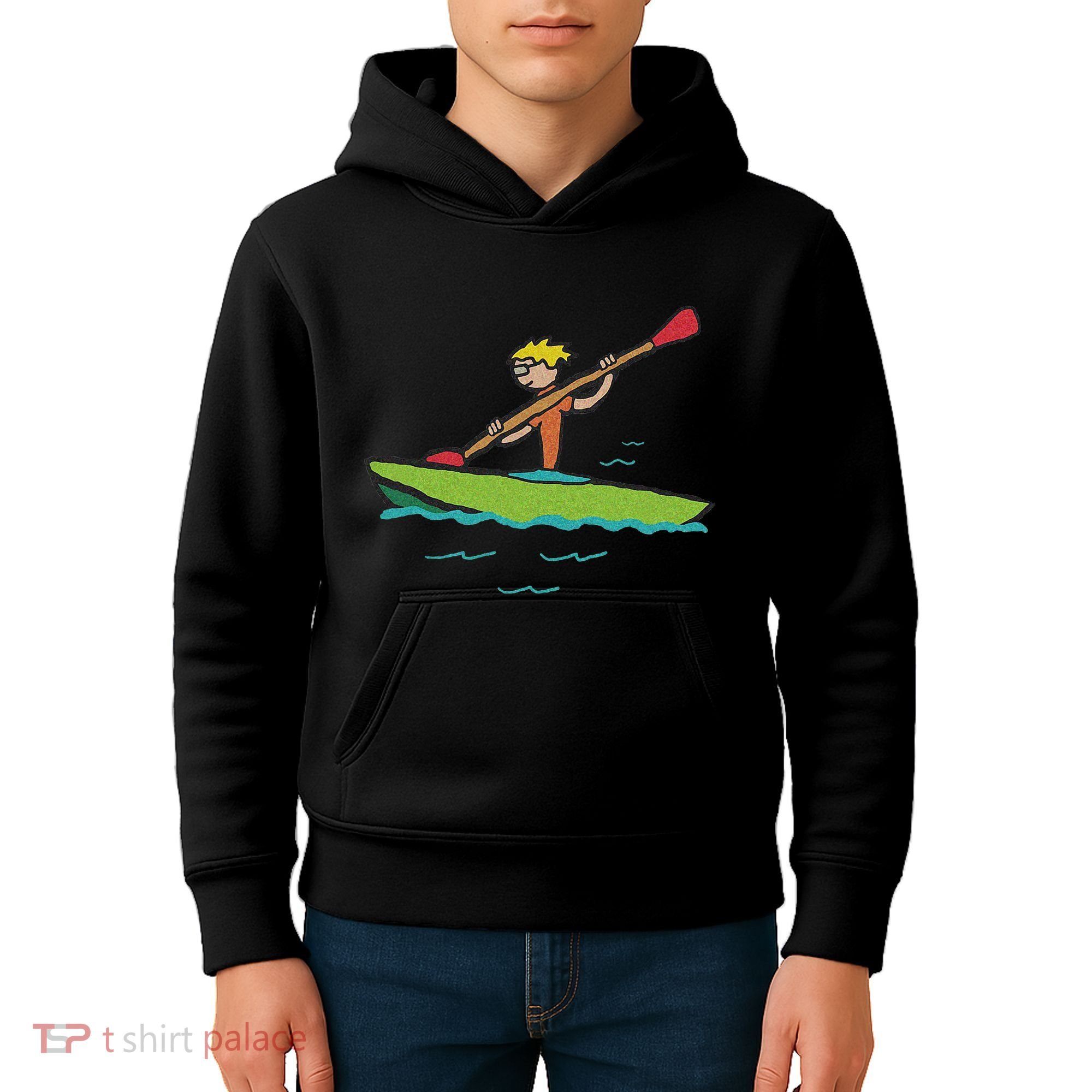 Kayaking Kayak Kids Hoodie