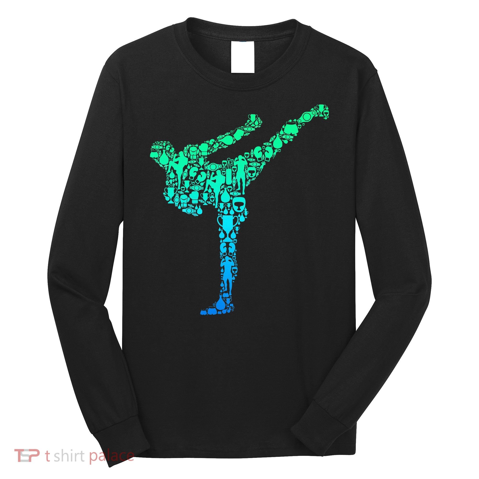 Kickboxing Kickboxer Karate Long Sleeve Shirt