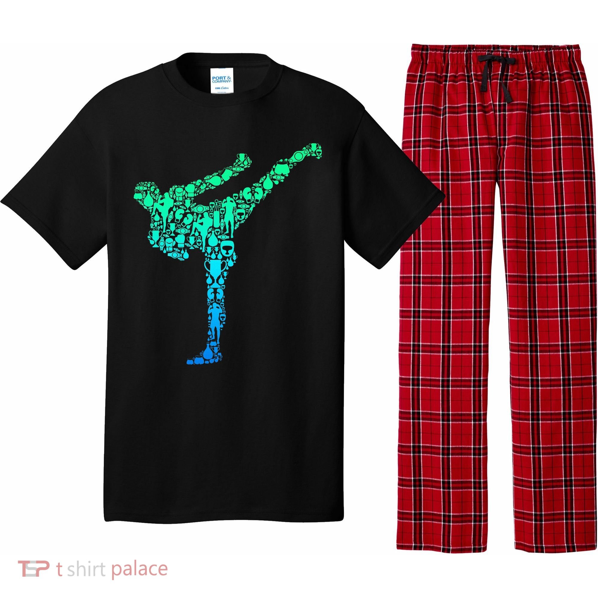 Kickboxing Kickboxer Karate Pajama Set