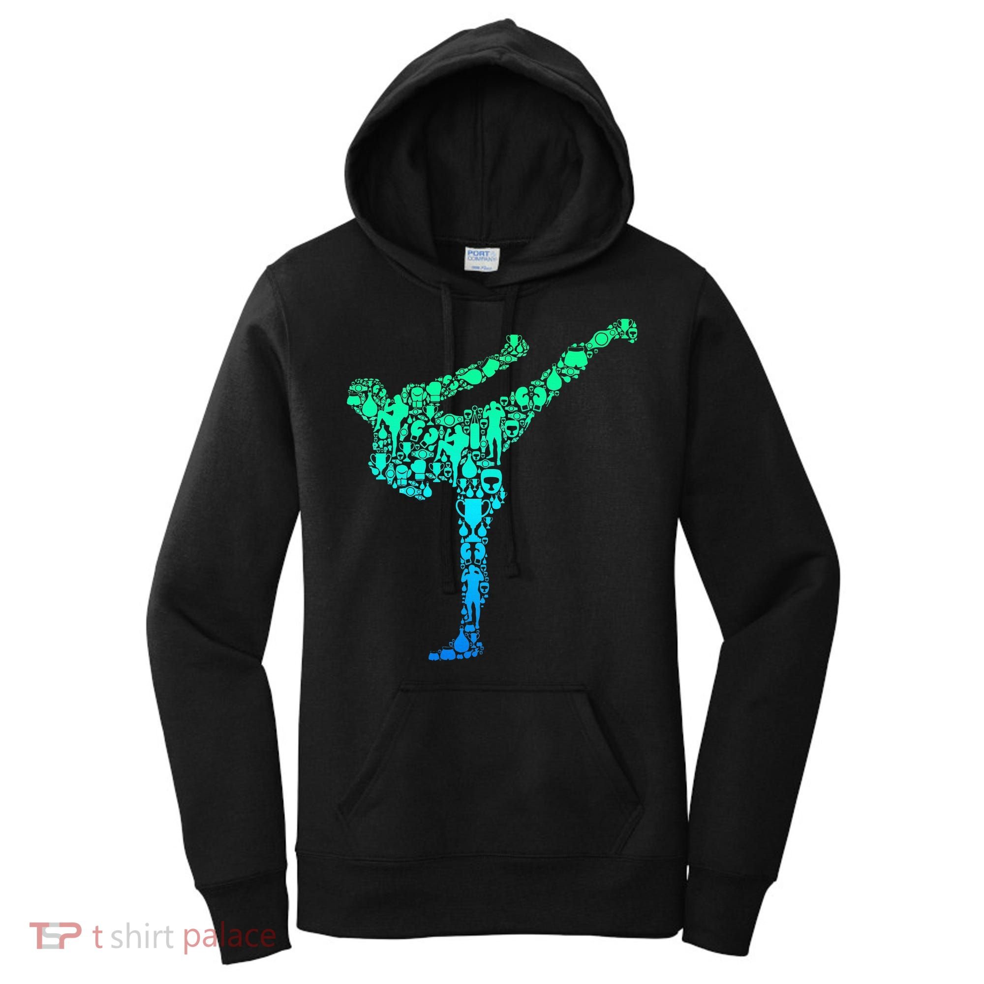 Kickboxing Kickboxer Karate Women's Hoodie
